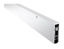 Pemko 4131CPKL Fire-Rated Surface or Semi Mortised Automatic Door Bottom, Aluminum Finish, PemkoPrene Insert, 3/4" Max Drop