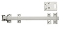 Rockwood 582-12 inch Stainless Steel Surface Bolt w/ Padlock Bracket