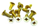 Hager 1-800-7225, Hinge Screws, Machine 12-24 x 1/2" FPHM US3-pkg12