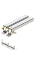 Hager 9675 Bypass Trackset without Fascia